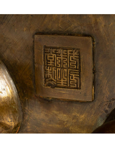 青铜香水炉，越南，19 世纪