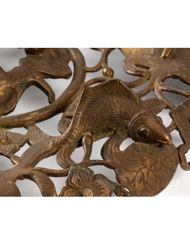 青铜香水炉，越南，19 世纪