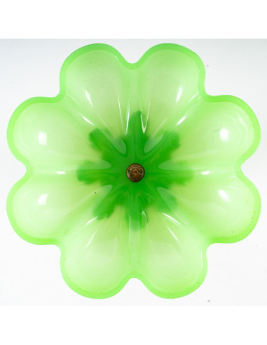 查尔斯-迪克斯的一对绿色蛋白玻璃杯