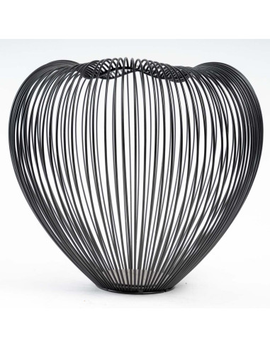 Painted Metal Vase