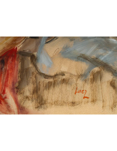 伊夫琳-卢兹的纸上绘画，20 世纪