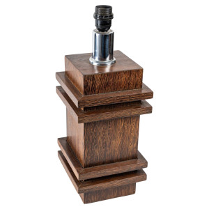 Lámpara de madera de...