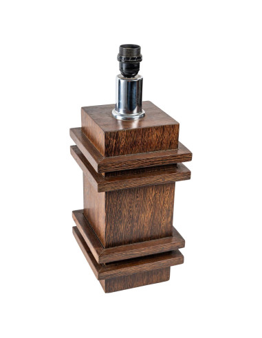 Lámpara de madera de Jacques Adnet, 1930