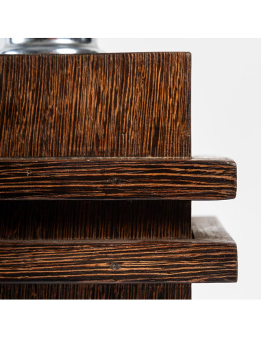 Lámpara de madera de Jacques Adnet, 1930