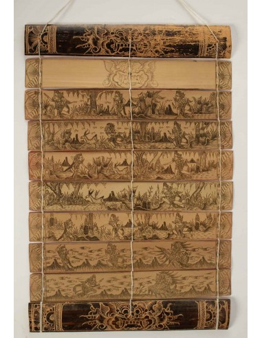 Indonesian etching. 20th Century.