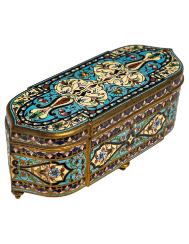 Box, cloisonné bronze, 19th century