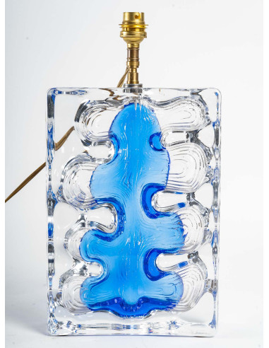 Daum crystal lamp, 1960