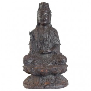 Iron cast iron, brown patina, unknown dating
