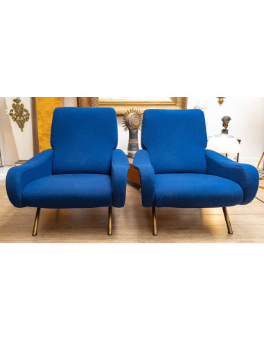 Paire de Fauteuils de Marco Zanuso.