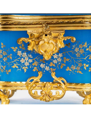 Coffret en opaline, XIXème siècle