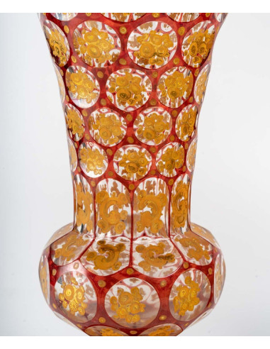 Jarrones de cristal de Bohemia,...