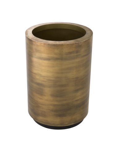 High brass planter