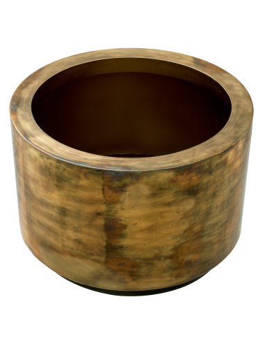 Brass planter, contemporary design