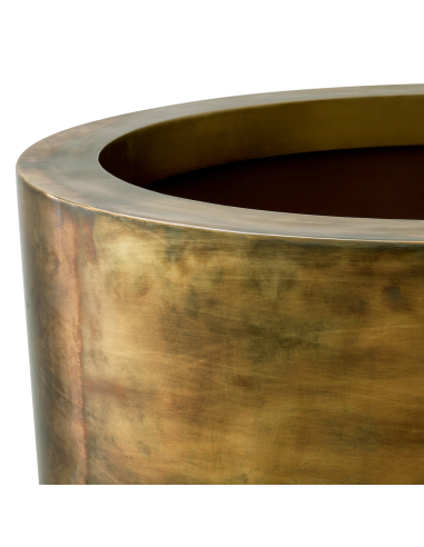 Brass planter, contemporary design