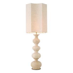 Table Lamp in travertine...