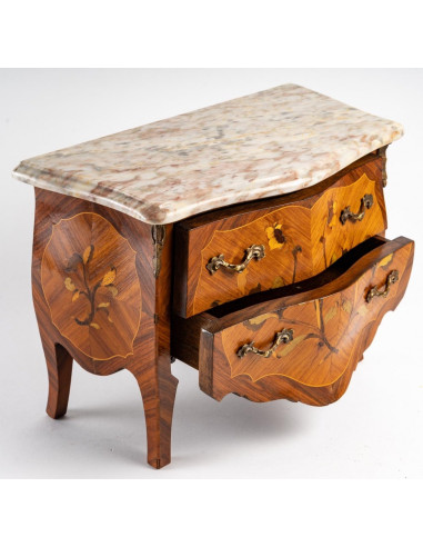 Louis XV style miniature chest of...