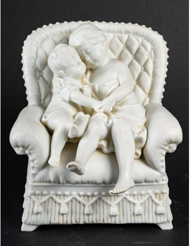 Biscuit miniature "Nest", late 19th...
