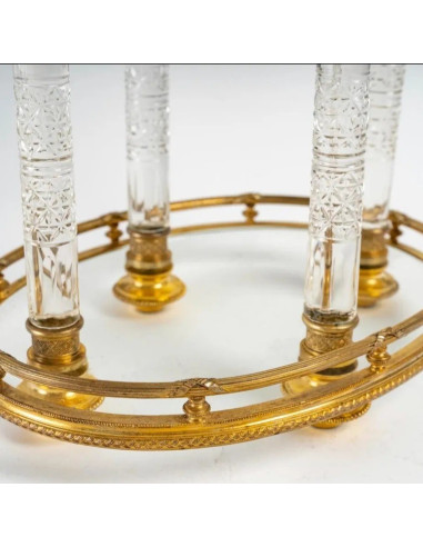 Cuenco de cristal de Baccarat, siglo XIX