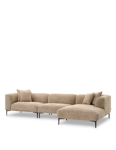 Divano angolare beige