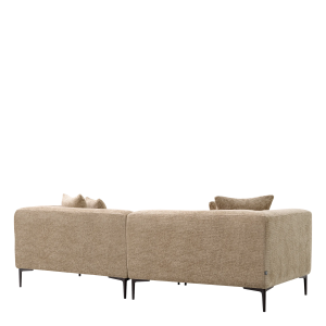 Sofá de diseño en tejido beige 2