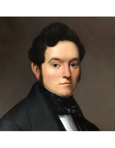 Óleo sobre tela, pintura do século XIX