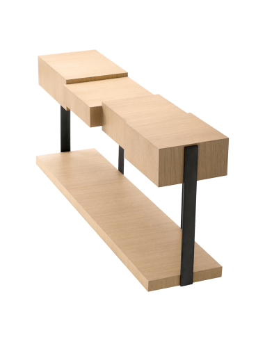 Table, Console en Placage de Chêne...