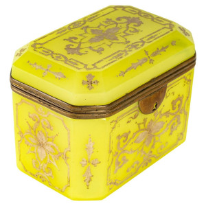 Gele Opaline doos, 19e eeuw