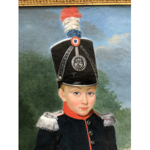 Pintura de un niño en traje... 2