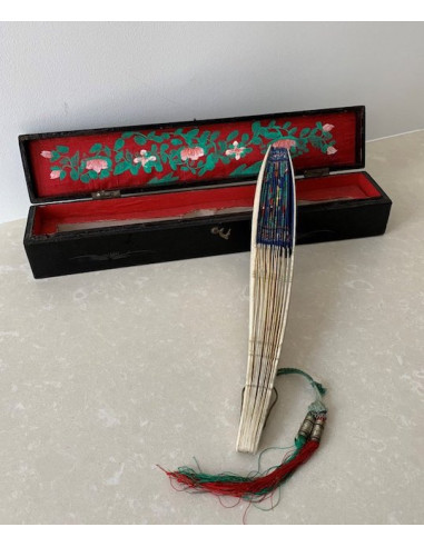 Leque, China, século XIX.