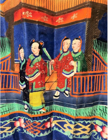 Leque, China, século XIX.