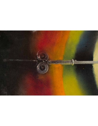 Paul Ackerman (1908-1981) Composición Óleo sobre lienzo.
