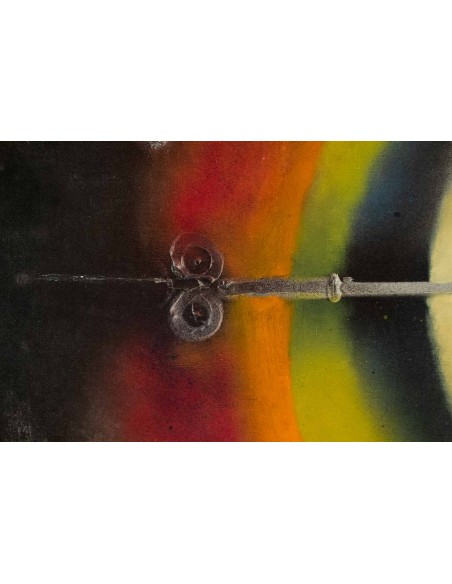 Paul Ackerman (1908-1981) Composición Óleo sobre lienzo.