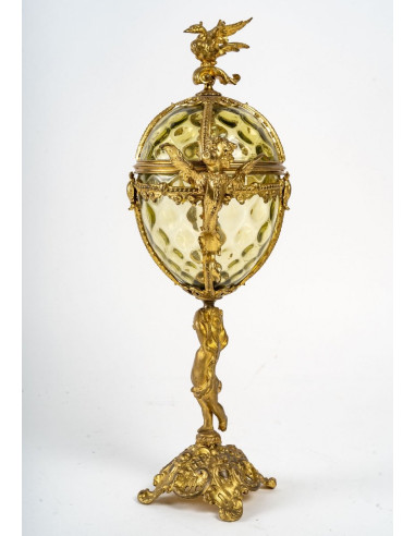 Egg forming a covered cup, Napoleon...