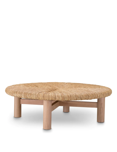 Coffee table Costello, natural sea rush