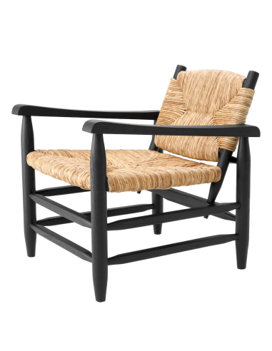 Model "Eliott" armchair, natural sea...