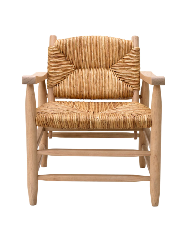 Armchair, Model "Eliott", Natural sea...
