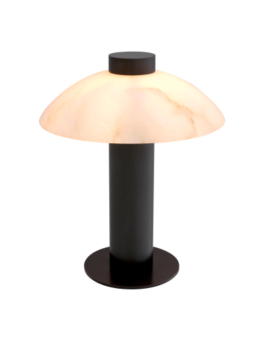 Stolní lampa "Châtel", bronz a alabastr