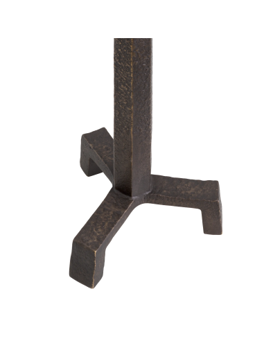Conti Table Lamp, Bronze and Linen