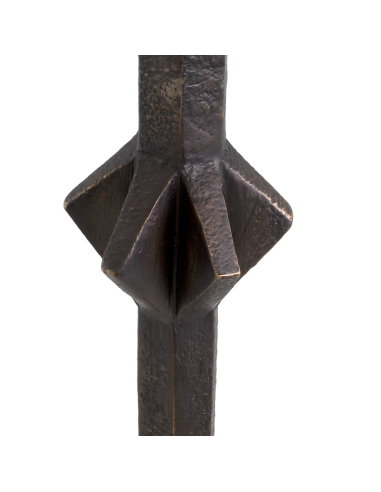 Lámpara de mesa Conti, bronce y lino