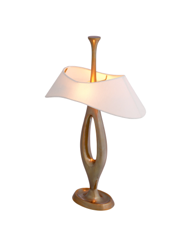 Tischlampe "Gianfranco", Messing