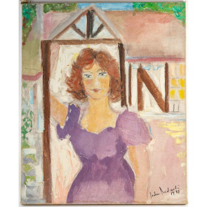 Pintura de una mujer, siglo XX