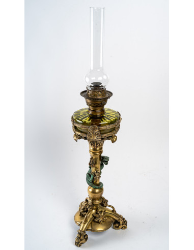 Exceptionnelle Lampe à Pétrole en...