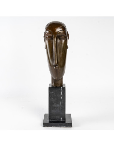 Skulptur einer Frau nach Modigliani