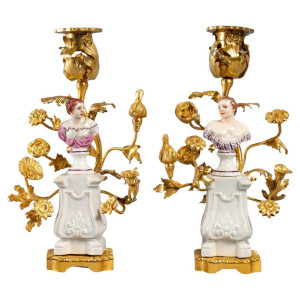 Pareja de candelabros de...