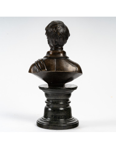 Busto em bronze de Napoleão III,...
