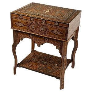 Orientalist Dressing Table, 19th Century Syrian Work