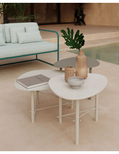 Cook" Small Metal Coffee Table