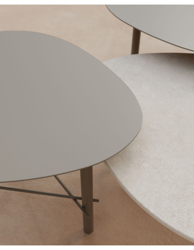 Petite Table Basse en Métal "Cook"