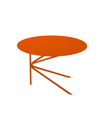 Petite Table Basse en Métal "Twin Peaks"