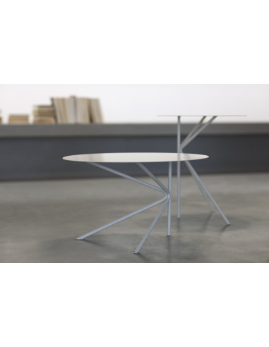 Twin Peaks" Metal High Table, Sofa End